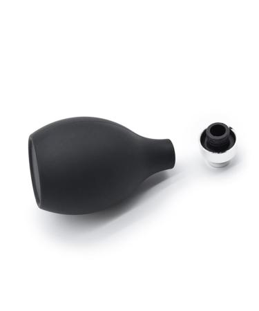 1pc Silicone Powder Blower Spray Applicator Hair Powder Dispenser Hair Thickening Fiber Spray Hair Fiber Atomizer Barber Powder Blower Powder Applicator Concealer Spray Black