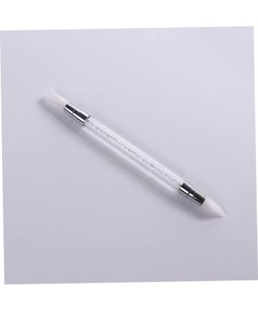 1PC Nail Art Sculpture Pens Silicone Dual Head Manicure Carving Pen Rhinestone Beads Picker Tool - Buy Online on SooperMarket.com
