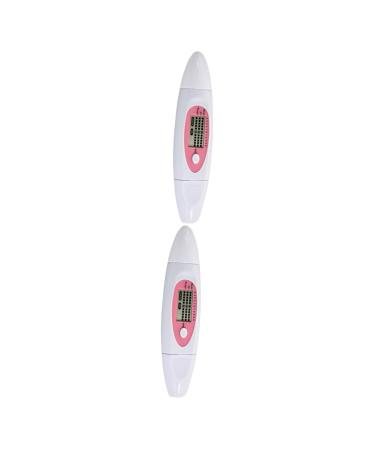 HAPINARY 2pcs 3 1 Facial Moisture Oil Meter Digital Facial Water Oil Tester Digital Skin Analyzer White