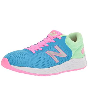New Balance Kid's Fresh Foam Arishi V2 Bungee Running Shoe Little Kid (4-8 Years) 1.5 Little Kid Vibrant Sky/Metallic Silver/Spring Glo