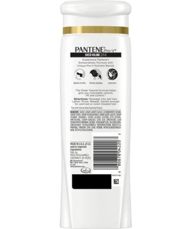 Buy Pantene Pro-V 2 in 1 Shampoo & Conditioner for Sheer Volume with Collagen - 12.6 oz | International Shipping Available - Buy Online on SooperMarket.com