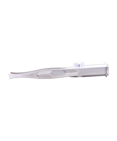 Buy 2X Stainless Steel Eyelash Eyebrow Tweezers with LED Light - Precision Grooming Tools for Flawless Beauty | International Shipping Available - Buy Online on SooperMarket.com