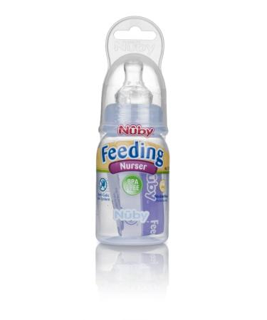 Nuby Standard Neck Tinted Feeding Nurser  1 Count (Pack of 1)  Colors May Vary - Buy Online on SooperMarket.com