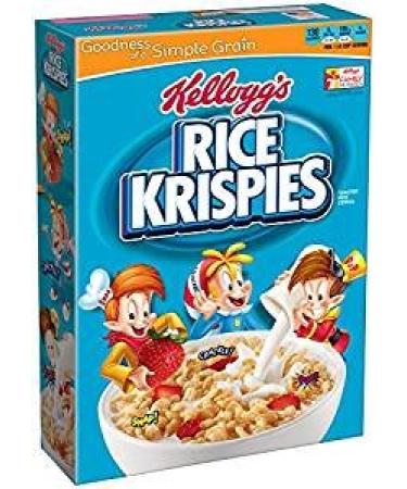 Kellogg's Rice Krispies Toasted Rice Cereal 12 Oz. Pack Of 3.