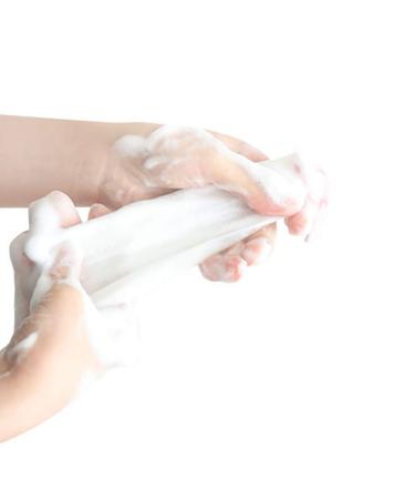 Shop Pieces Foam Net Facial Cleansing Shower Bubble Net - Easy Mesh Bag with Suspension Ring for Luxurious Cleansing - Buy Online on SooperMarket.com