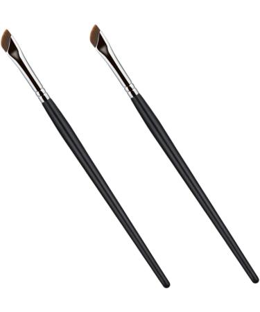 Baluue 4 Pcs Eyebrow Brush Eyeshadow Concealer Brush Eyeliner Brush Angled Eye Shadow Brush Wood - Buy Online on SooperMarket.com