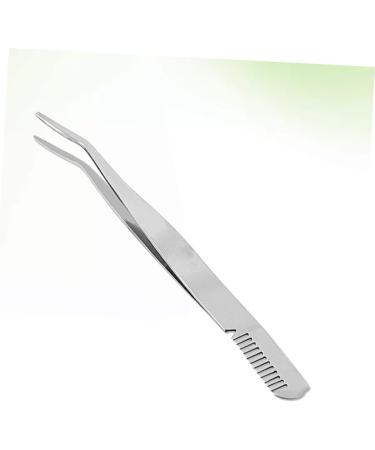 minkissy Lash Cluster Tweezers Eyelashes Tweezer Makeup Tweezer Eyelashes Extension Clip Eyelash Tweezer Stainless Steel Eyebrow Clip medium Silver - Buy Online on SooperMarket.com