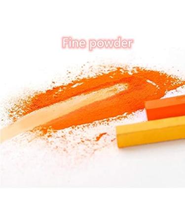 Non-Toxic Square Soft Pastels Set - 12 Colors | Artist Chalk Pastel Sticks for Art Drawing and Painting - Professional Quality - Buy Online on SooperMarket.com