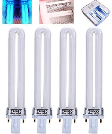 4 pieces 9W UV replacement tube 365nm lamp bulb tube for UV lamp nail art dryer