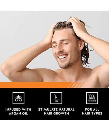 Men's Hair Growth Conditioner 8oz - Argan Oil, Saw Palmetto, DHT Blockers, USA Made - Buy Online on SooperMarket.com