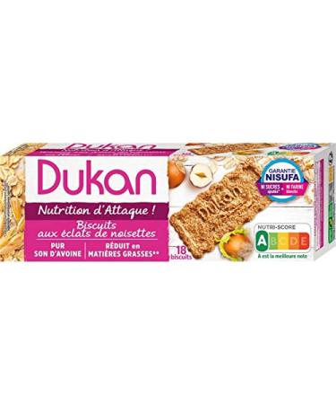 Dukan Hazelnut Chip Biscuits 18 Biscuits