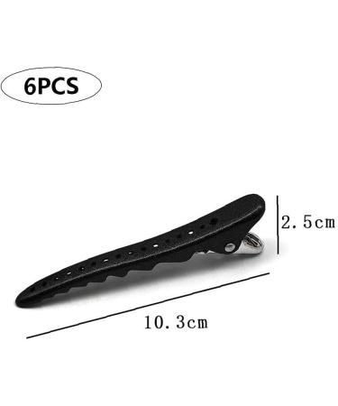 TOSSPER 6-Piece High-Quality Shark Hair Clips - Professional Hairdressing Arocodile Hair Pins - Buy Online on SooperMarket.com