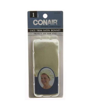 Conair 55342z Satin Lace Bonnet Assorted Colors  3.2 Ounce