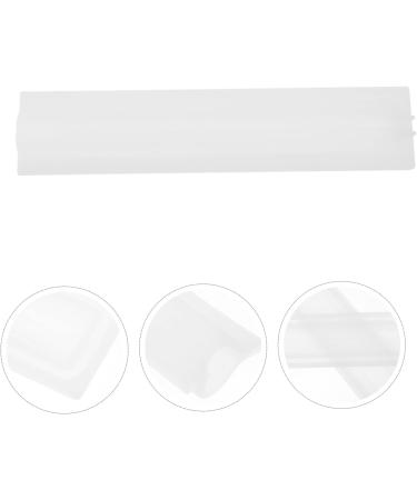 STOBOK Cake Stencil Handmade Soap Sandwich Bread Silica Gel Chocolate White Chocolate Molds White 32.1X5.3cm - Buy Online on SooperMarket.com