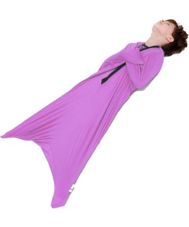 Sensory Body Sock for Kids - Silver Grey, Size S - Breathable & Stretchy Wrap, Easy to Wash - Helps Relieve Stress for Children with Autism & Anxiety - Buy Online on SooperMarket.com