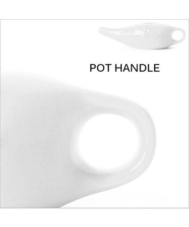 lioapoiul Ceramic Neti Pot Rinsing Nose Washing Professional Yoga Stuff Irrigator Dust Remover Spout Removing Tools Cleaning Outdoor White - Buy Online on SooperMarket.com
