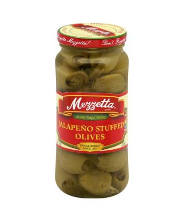Mezzetta Jalapeno Stuffed Olives 10.0 OZ(Pack of 2)