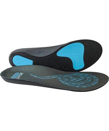 Medium Density Plantar Fasciitis Orthotic Insoles Arch Support Shoe Boot Inserts for Men & Women. Insole for Flat Feet and Fallen Arches Trim to Fit (Small 5-.6.5)