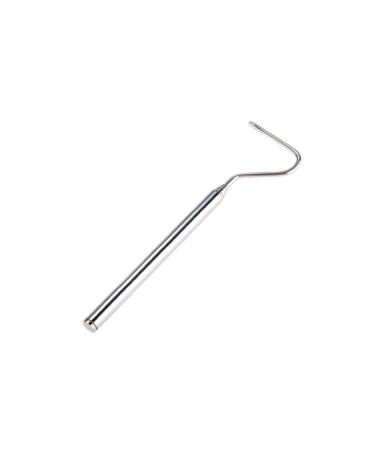 Mini Snake Hook Adjustable Stainless Steel Snake Tongs and Snake & Reptile Hook Retractable Catching Snake Handling Tool (Silver)