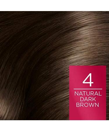 L'Oreal Excellence Permanent Hair Colour 4 Natural Dark Brown - Buy Online on SooperMarket.com