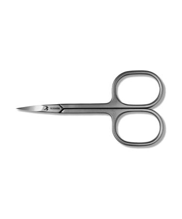 Nail scissors & cuticle scissors - for manicure & pedicure - Premium quality - For hands feet eyebrows curved cutting edge extra sharp and precise rust-proof matt without reflection nail scissors for toenails baby