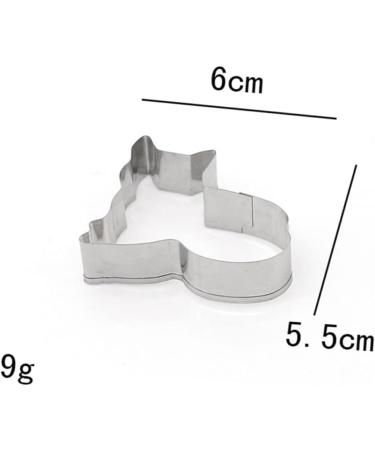 Ciieeo 15 Pcs Cookie Molds Cake Mold Cookie Cutters Baking Mold Fondant Molds Stainless Steel Mold Baking Tools The Cat mediumx3pcs Silverx3pcs - Buy Online on SooperMarket.com