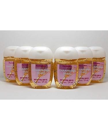 Bath and Body Works Champagne Toast PocketBac Hand Sanitizers 6-Pack 1 Oz.