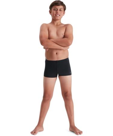 Speedo Boys Eco Endurance+ I Aquashort - Durable Swim Shorts for Ages 11-12 - Black Color | International Shipping Available - Buy Online on SooperMarket.com