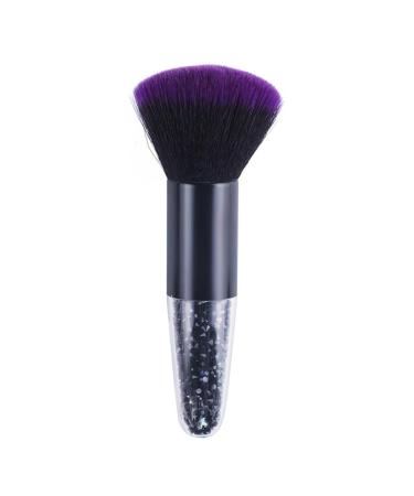 Powder Makeup Brush Kabuki Brush Large Makeup Brush Soft Face Mineral Powder Foundation Brush (Black)