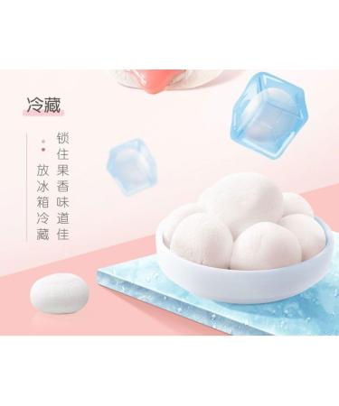 Fruit filled cotton candy fruit sugar peach&orange flavor delicious jam gummies sweet snacks New Year soft candy gift pack desserts casual snacks dim sum (Blueberry flavor 1560g(about 192pcs)) Blueberry flavor 1560g(about 192pcs) - Buy Online on SooperMarket.com