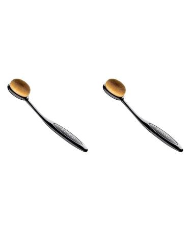 Artdeco Medium Oval Brush Premium Quality - Make -Up Brush for Dealing and Contouring - 1 piece 1 piece (2 -pack) Medium Oval Brush Premium Quality