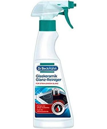 Dr.Beckmann Glask ceramic gloss cleaner |Strip -free cleaning and long -lasting shine of the hob |For glass ceramic and induction foci |250 ml (1 Pack)