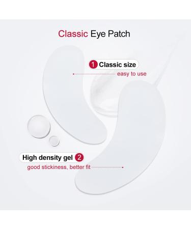 Lunamoon Eye Pads for Eyelash Extensions | 50 Pairs Black Gel Patches - Ideal for Lifting Coloring & Care - Buy Online on SooperMarket.com