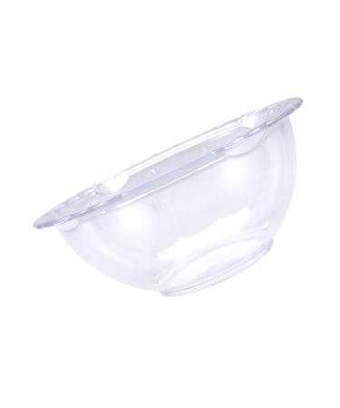 Didiseaon 1pc Lace Washbasin Simple Washbasin Transparent Bathroom Bowl Kitchen Washing Basin Spa Massager Basin Lace Wash Basin Countertop Face Basin Small Baby Pp Fashion Cleaning Basin 23x23cm Transparent