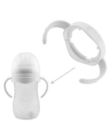 Newmemo 2pcs Baby Bottle Handles - Avent Natural Wide Mouth Bottle Grip Handles for Easy Feeding - Baby Bottle Accessories - Buy Online on SooperMarket.com