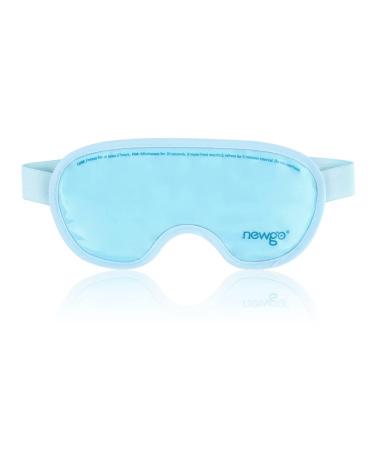 NEWGO Eye Cold Pack Gel Eye Mask Cold Therapy Clay Eye Mask with Soft Plush Backing for Dry Eyes Headaches Migraines Dark Circles Sinus - Blue
