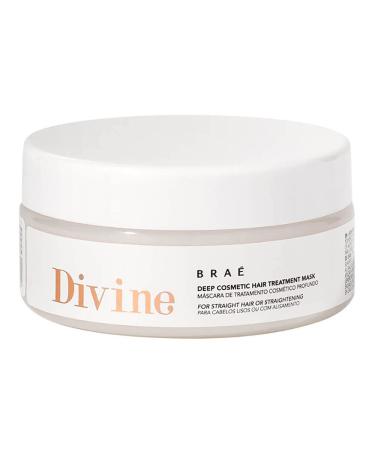 Deep Cosmetics Hair Treatment Mask 7.05 oz - Anti Frizz Smoothing Hydrating Nourishing Hair Mask for All Hair Types - Best for Frizzy, Dry, Damaged, Unruly Hair (Divine Anti Frizz Mask 7.05 oz)