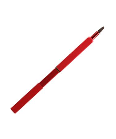 NOLITOY Lip Brush Applicator Makeup Brush Lipstick Brush Retractable Lip Brush Handy Lip Brush Portable Lip Brush Lip Lipstick Applicator Travel Cosmetic Earth Tones Red 9.3*1cm Red