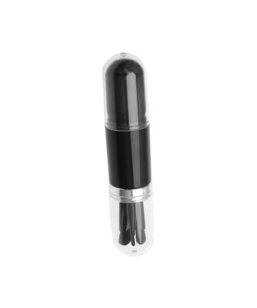 NOLITOY Portable Cosmetic Brush Set 4 1 Retractable Makeup Brush Retractable Brush Makeup Double Ended Makeup Brush Boxed Makeup Brush Sets Home Makeup Brush Size 1 Black