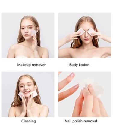 1000PCS Ultra Thin Makeup Remover Cotton Pads for Face Lips Eyes Nails Polish - Lint-Free, Bagged for Cleansing & Daily Skin Care - Buy Online on SooperMarket.com