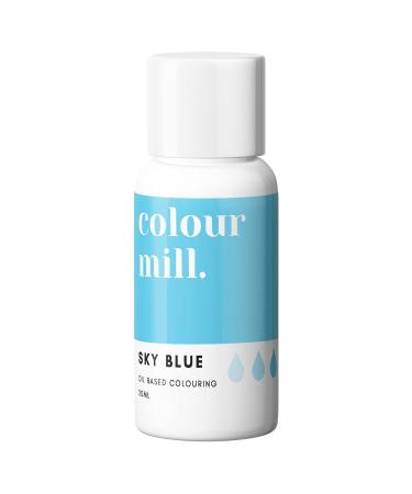 Colour Mill Edible Food Paint Colouring Liquid Cake Cookie Dye for Baking Icing Sugarpaste Fondant (20ml) Sky Blue