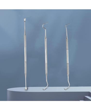 RHXWFDG 3 Pcs Pet Tooth Scaler Cleaning Kit Dog Dental Tooth Scaler Stainless Double Headed Tarter Remover Pet Dental Tools Pet Teeth Cleaning Tools for for Dogs Cats - Buy Online on SooperMarket.com