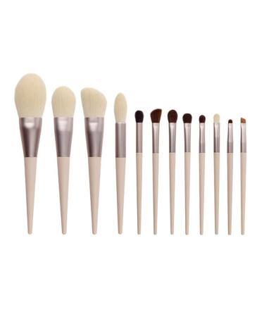 Super Soft Morandi Color 12Pcs Professional Makeup Brush Set | Premium Cosmetic Brushes for Flawless Makeup Application - Buy Online on SooperMarket.com