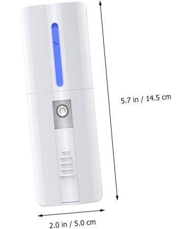 Baluue 1pc Hydrating Instrument Steamer for Facial Portable Humidifier Portable White Abs - Buy Online on SooperMarket.com