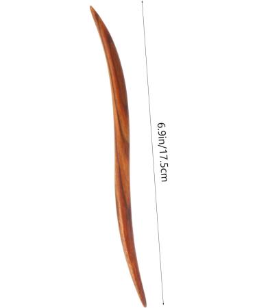 Mikinona 1pc Wooden Hairpin Retro Hair Forks Chinese Style Hairpin Bridal Hair Clip Girl Hair Accessories Bridal Hair Accessories Hair Sticks Hair Barrettes Hair Accessory Sandalwood - Buy Online on SooperMarket.com