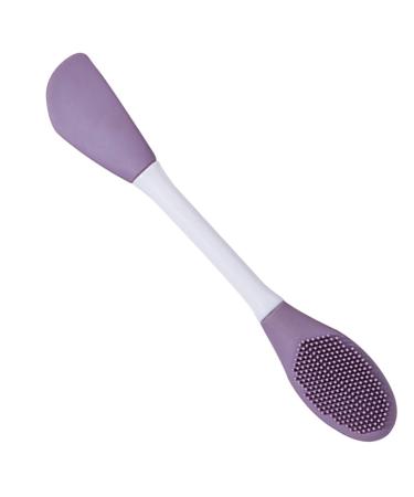HAPINARY Applicator Brush Mud Applicator Applicator Silicone Brush Facial Clay Brush Silicone Cleansing Brush Scrubber Exfoliator Scrubbers Cleasing Milk Double Head Plastic