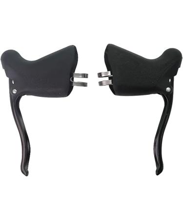 UPANBIKE Road Bicycle Fixie Drop Handlebar Brake Levers Set - Time Trial Ergo Black - Buy Online on SooperMarket.com
