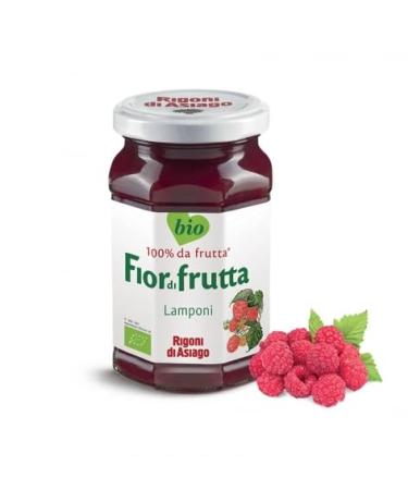 Rigoni di Asiago Fiordifrutta Organic Raspberry Jam 250g - Pack of 3