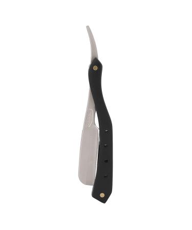 Men's rasier knife with a straight border and handle for barber home razor holder for facial contouring holder for hair shaving and hairdresser knives