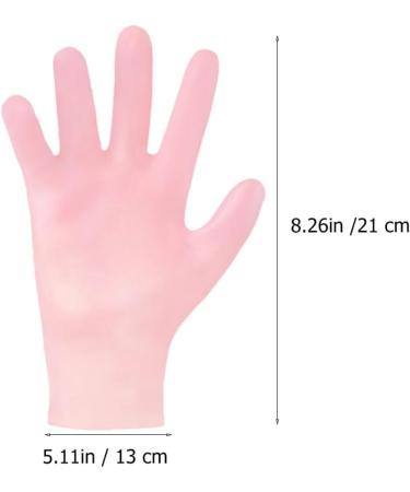 Healeved 1 Pair Whitening Moisturizing Gloves Dry Skin Gloves White Gloves Men Heel Moisturizing Gloves Cotton Gloves Mini Bottle Portable Lotion Dry Rough Skin Glove Sebs Soft Pink - Buy Online on SooperMarket.com